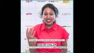 Ranjini Chalam on How Social Media is Transforming CSR Efforts | e4m PR & Corp Comm 40 Under 40