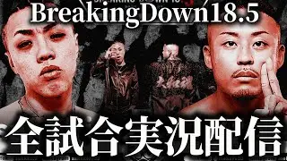 BreakingDown18.5 全試合実況配信 【ブレイキングダウン18.5試合】