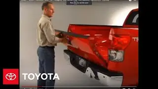 2007 - 2009 Tundra How-To: Tailgate Removal (No Navigation System) | Toyota