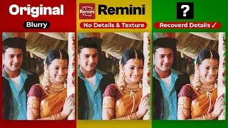 Enhance Low Quality images to Super 4k || Topaz photo AI Full Tutorial In Telugu || Nithish Fx