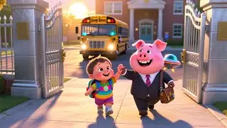 Beep Beep School Bus 🚌 | Fun Kids School Song | Sing Along Adventure