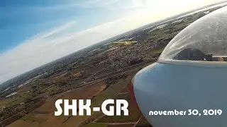 Rc Glider - SHK-GR  Premier vol remorquage de la journ&eacute;e