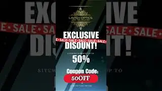 Lavish Optics Sitewide Code! #LuxuryEyewear #SunglassStyle #AffordableFashion #DesignerFrames #50off