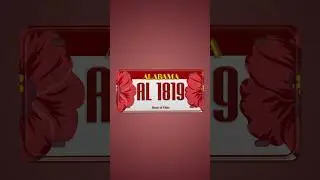 Better than the original? Redesigning Alabama&rsquo;s License Plate #design #art #shorts
