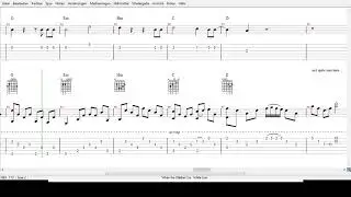 White Lion -  When the Children cry  - Tabs