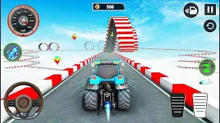 GT Tractor Stunts Driving Simulator : Mega Ramp Stunt Driver Games - Android GamePlay
