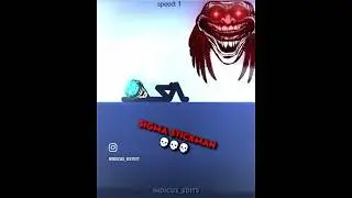 Stickman dismounting epic moment with troll face
