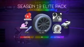 BLACK DIECI IS IN SEASON 19 ELITE PACK!? (Rocket League Season 19 Update)