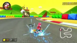 SNES Mario Circuit 3 [200cc] - 1:04.188 - Vincent (Mario Kart 8 Deluxe World Record)