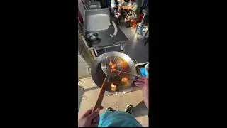 Street Food Livestream | Crispy Mini Dough Sticks in Hot Oil | Real-Time Vendor Workflow