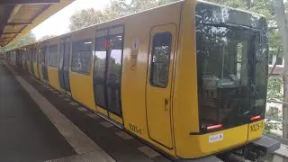 U Bahn Berlin Mitfahrt im IK15 1025-1 von Ruhleben bis Olympia-Stadion