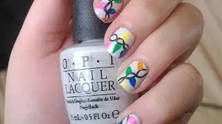 String of Lights Nail Tutorial!