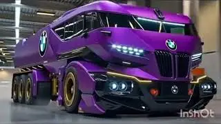 BMW Futuristic Purple Mega Truck 2026 | Luxury Heavy Duty Concept Vehicle