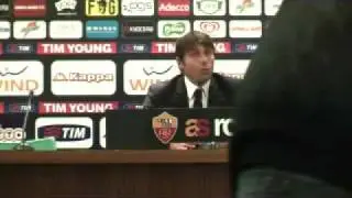 CONFERENZA STAMPA CONTE post partita ROMA-JUVENTUS 12/12/2011
