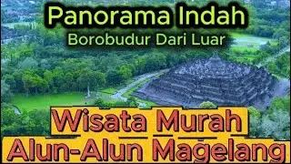 @jalan_kenanganku jalan2 wisata udara ke Borobudur dan lanjut ke Alun-alun Kota magelang motoran.