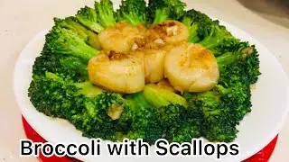 Broccoli with scallops recipe
