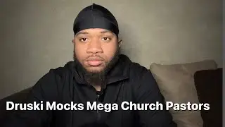 Druski MOCKED Mega Church Pastors #trending #viral #explore #druski #church #usa #america 