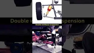 The double wishbone suspension😵✅ #cardesign #suspension #3dmodeling