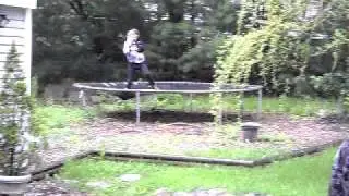 an emo on a trampoline