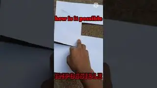 Impossible puzzle | paper magic tricks | tech 1 craft | #shorts #puzzles  #impossible #magic #paper|