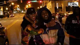 OAK ATL DaBaby Walks The Streets OG Jumps Out Rolls Royce To Take Picture With Him