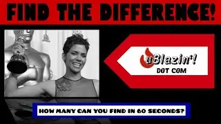 IT'S HALLE BERRY'S BIRTHDAY! FIND THE DIFFERENCE(S)! HOW MANY CAN YOU FIND IN 60 SECONDS?