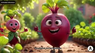 Beetroot and White Radish(Competing Benefits)#disney #colorfulcharacters #cartoon #kids #animation