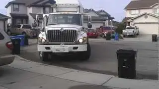 modern garbage picking-up