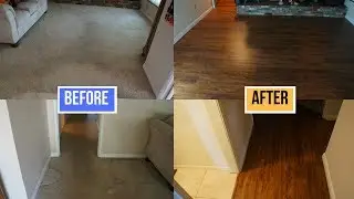 Laminate Floor Installation Timelapse!