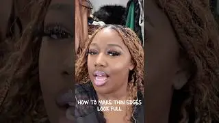 Thin to Thick Edges in Minutes | #edges #hair #hairtok #fyp #edgestutorial