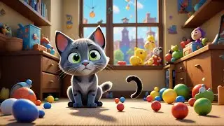 Three Clever Cats Sort and Match | Sorting Song for Kids | Learning Rhymes and Baby Animal Songs
