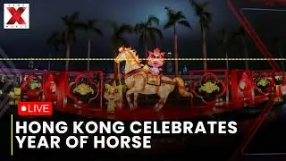 Lunar New Year Hong Kong LIVE : Hong Kong Lights Up Victoria Harbour With Year Of Horse Fireworks