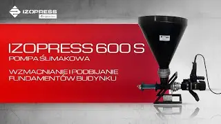 Ślimakowa pompa Izopress 600 S - wzmacnianie i podbijanie fundament&oacute;w budynku