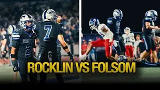 5-Star Ryder Lyons vs Nevada Commit | Folsom vs Rocklin—Did Rocklin Pull the Upset?! 🔥⚡