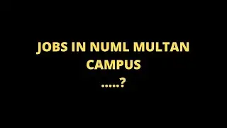 National university of modern languages jobs | numl jobs 2022 | latest jobs | jobs in Pakistan