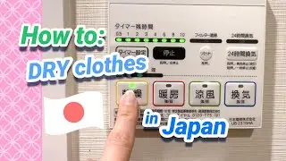 Japan Travel Tip: How to dry your clothes in a small hotel bathroom!