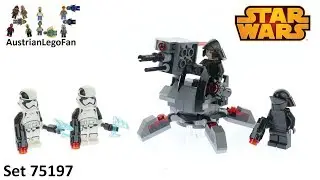 Lego Star Wars 75197 First Order Specialists Battle Pack - Lego Speed Build Review