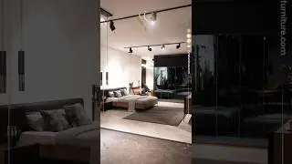 Black Silver Bedroom #shorts #livrafurniture #home #furniture #luxury #bedroom #design #interior