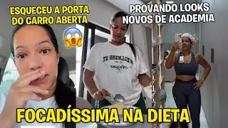 BIA CHAGAS ESQUECEU A PORTA DO CARRO ABERTA 😱 *comprando looks novos e provando