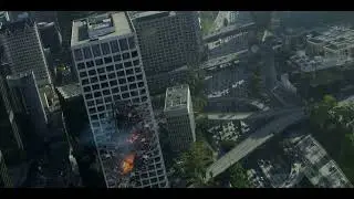 Burning Building vfx composite 😌
