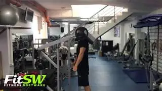 Calf Machine Shoulder Shrug Exercise Demo How-to