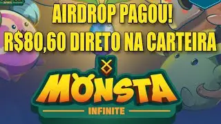 PAGOU! R$80,60 REAIS - AIRDROP PAGOU TOKENS MONI DIRETO NA CARTEIRA