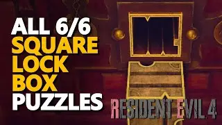 All Square Lock Box Puzzles RE4 Remake