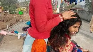 Deep Cleaning Long Hair | Traditional Scalp Care Ritual