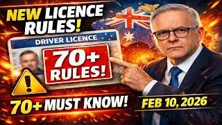 Australia Driving Licence Update | New Rules for 70+ Drivers | 12 Feb 2026  Changes