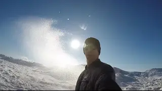 Ice volcano or ice geyser?