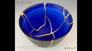 Kintsugi Art gold repair examples Lakeside Pottery Studio