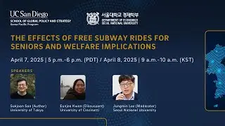 The Effects of Free Subway Rides for Seniors and Welfare Implications