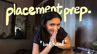 placement prep 2.0, my DSA approach & attended a interview.