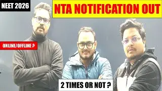 NEET 2026 NTA Official Update | Online or Offline? | 2 Attempts? | AIR CARTEL